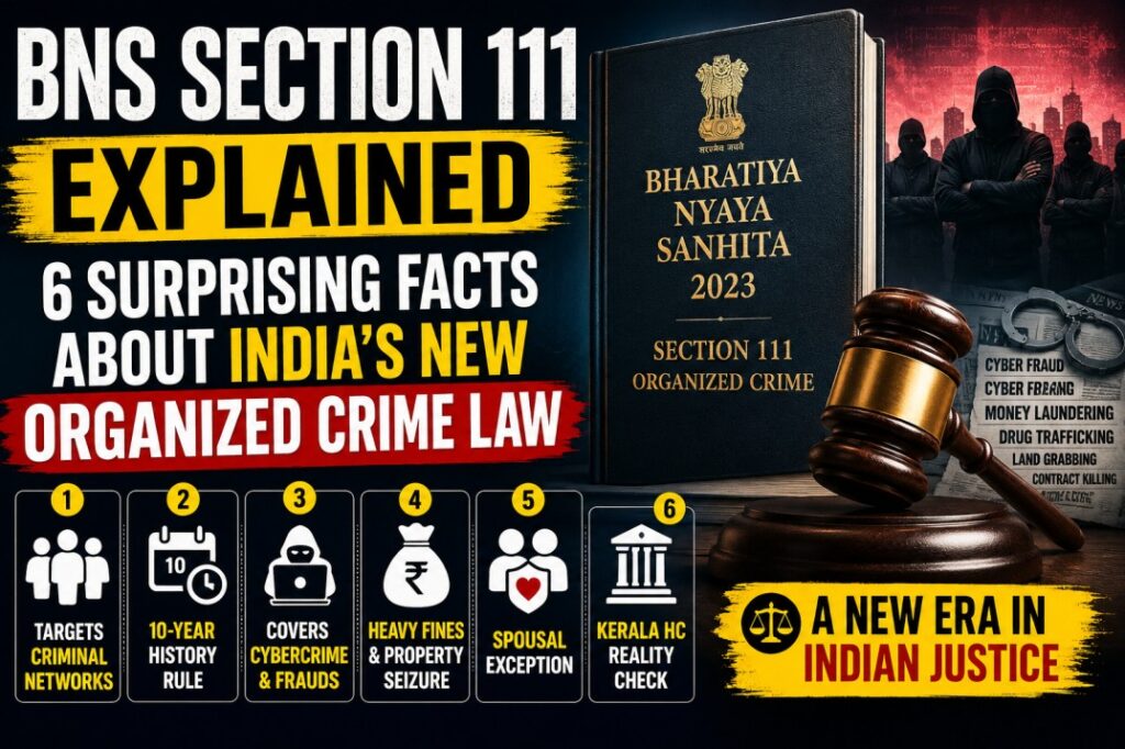 BNS Section 111 Explained: 6 Surprising Facts About India’s New Organized Crime Law