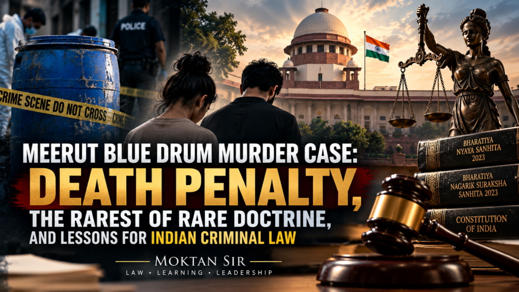 Meerut Blue Drum Murder Case: Death Penalty Explained